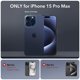 thumbnail image 2 of Funda ESR para iPhone 15 Pro Max con soporte MagSafe, color azul transparente, 2 of 8