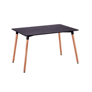 Habita2 Chile - Mesa Mdf Wood 120Cm Rectangular - Negro