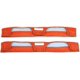 thumbnail image 4 of Cinta para sudor de casco Jedaful 2 unidades con amortiguación de aire - Naranja, 4 of 9