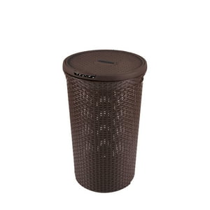 Casa Pica - Cesto Redondo Ratan 90Lts Con Tapa