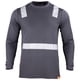 thumbnail image 1 of Polera Hibrida Cinta Reflectiva Manga Larga Gris Oscuro Talla S, 1 of 3