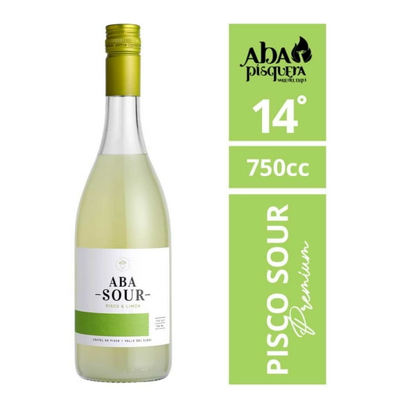 Cóctel Pisco Sour Limón 14° Botella, 750 ml