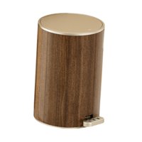Magideal - Bote De Basura De Grano De Madera, Cubo De Basura, Cesta De Basura Doméstica Multiusos De Moda, Cesta De Papel Higiénico Para Oficina, Sala De Estudio 12L