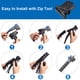 thumbnail image 4 of Funda de gestión de cables RELIANCER de 10 pies con clip con cremallera y clip guía, 4 of 8