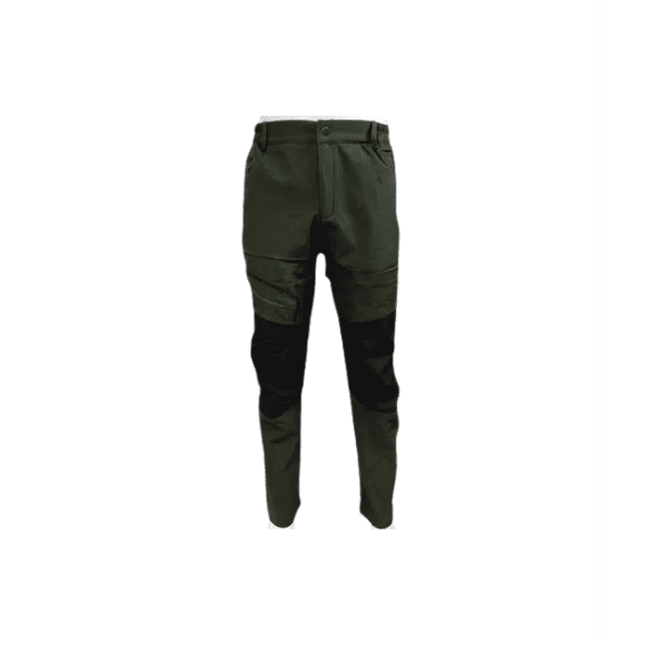 Pantalón outdoor hombre impermeable para nieve, color verde musgo S