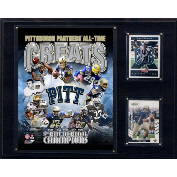 Placa fotográfica C&I Collectables NCAA Pittsburgh Panthers