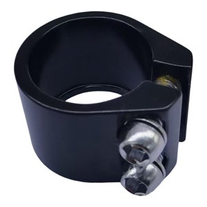 Ioensy - Abrazadera Para Tija De Sillín De Bicicleta De Carretera De 1,13 Pulgadas, Fácil Instalación, Color Negro