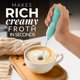 thumbnail image 2 of Espumador de leche Zulay Froth Mate Powerful para café, color verde azulado, 2 of 6