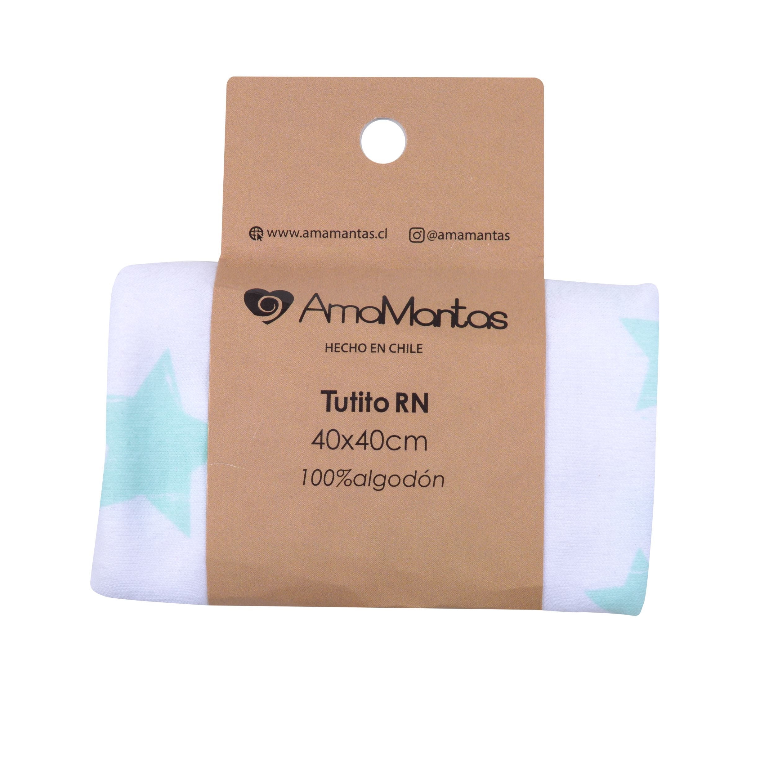 Amamantas - Tutito Algodón Rn 40 X 40 Verde Menta