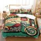 thumbnail image 2 of 3D Motorcycle Bedding Sets Duvet Cover Set With Pillowcase Twin Full Queen King Bedclothes Bed Linen, 2 of 5