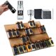 thumbnail image 1 of Estante de especias Agotglmi 24 frascos de 110 ml con tapa de madera y etiquetas, 1 of 7