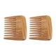 thumbnail image 1 of 2 Uds 4 "cepillo De Bolsillo Retro Antiestático Masaje Natural Peine De Pelo De Dientes Anchos, 1 of 4