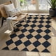 thumbnail image 1 of Alfombra Lahome para patio exterior, yute fácil, a cuadros, 91 x 152 cm, 1 of 9