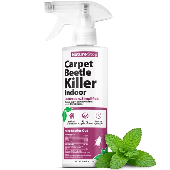 Spray Eliminador de Escarabajos de Alfombra NatureStop para Interior 475 ml