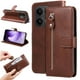 thumbnail image 2 of Funda con Cremallera para OPPO Reno 14 Pro 5G, Carcasa Cartera de Cuero PU con Soporte y Tarjetero, 2 of 5