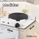 thumbnail image 3 of Cocina Eléctrica Portátil 1 Plato 1000W de Potencia Cocinilla Blanca, 3 of 8