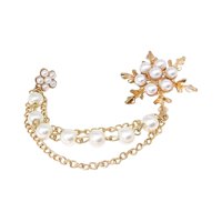 Ioensy - Copos De Nieve Broche Borla Cadena Regalos Popular Traje Abrigo Broche Para Baile