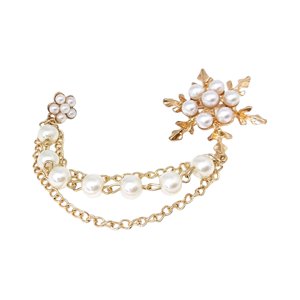 Ioensy - Copos De Nieve Broche Borla Cadena Regalos Popular Traje Abrigo Broche Para Baile