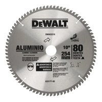 Disco Aluminio 10 - 80 Dientes Dewalt Dwa03210