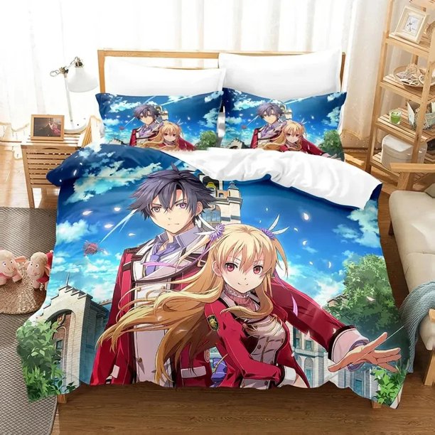 The Legend Of Heroes Bedding Set Duvet Cover Bed Set Quilt Cover Pillowcase Comforter Size Boys Adult Bedding Bed Sheets