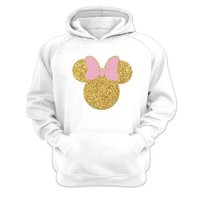 Genérico - Polerón Canguro Ratoncita M. Blanco Talla S Unisex