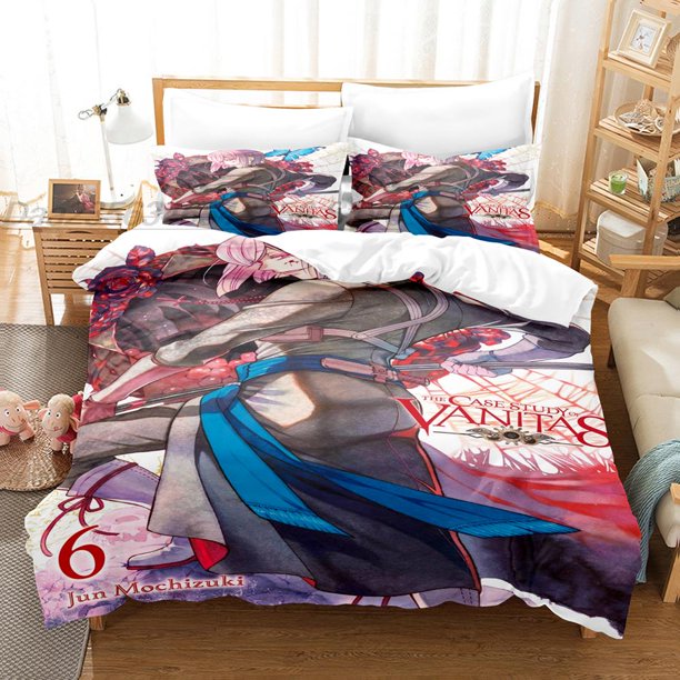 The Case Study of Vanitas Bedding Set Single Twin Full Size Bed Set Adult Kid Bedroom Duvet cover Sets Anime Bed Sheets