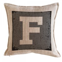 Tuyo Print - Cojín Letra Fondo Gris F 45X45