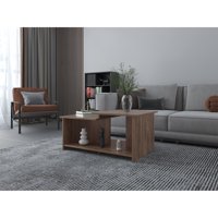 Tuhome - Mesa De Centro Wema Coñac 41,6X89,3X53,1 Cm