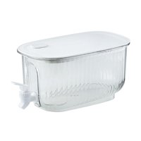 Bothyi - El Tarro De Jugo De 4L Organiza El Recipiente De La Tetera Fría Para El Agua Fría De La Cerveza Del Jardín