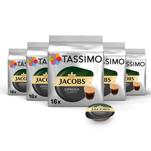 Café Tassimo Jacobs Espresso 5x16 Cápsulas T-Disc RA