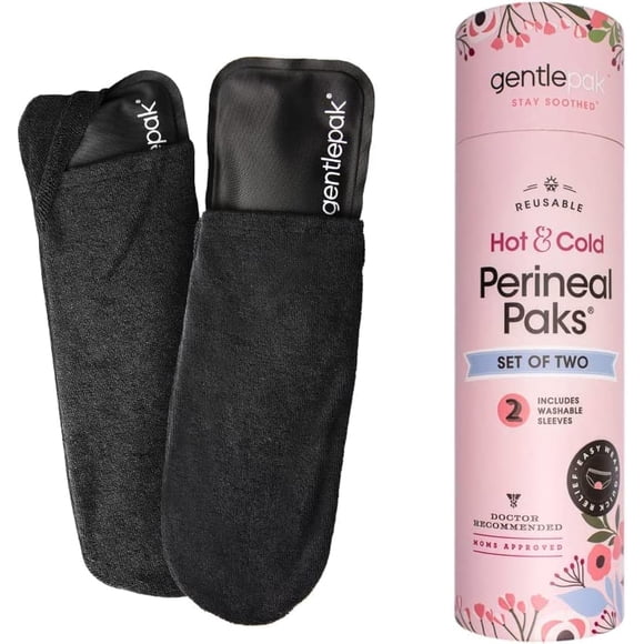 Paquetes de hielo y calor perineales Gentlepack reutilizables (paquete de 2)