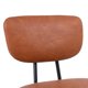 thumbnail image 5 of Pack 2 Pisos De Bar O Cocina Mid-century Con Respaldo Marrón, 5 of 8