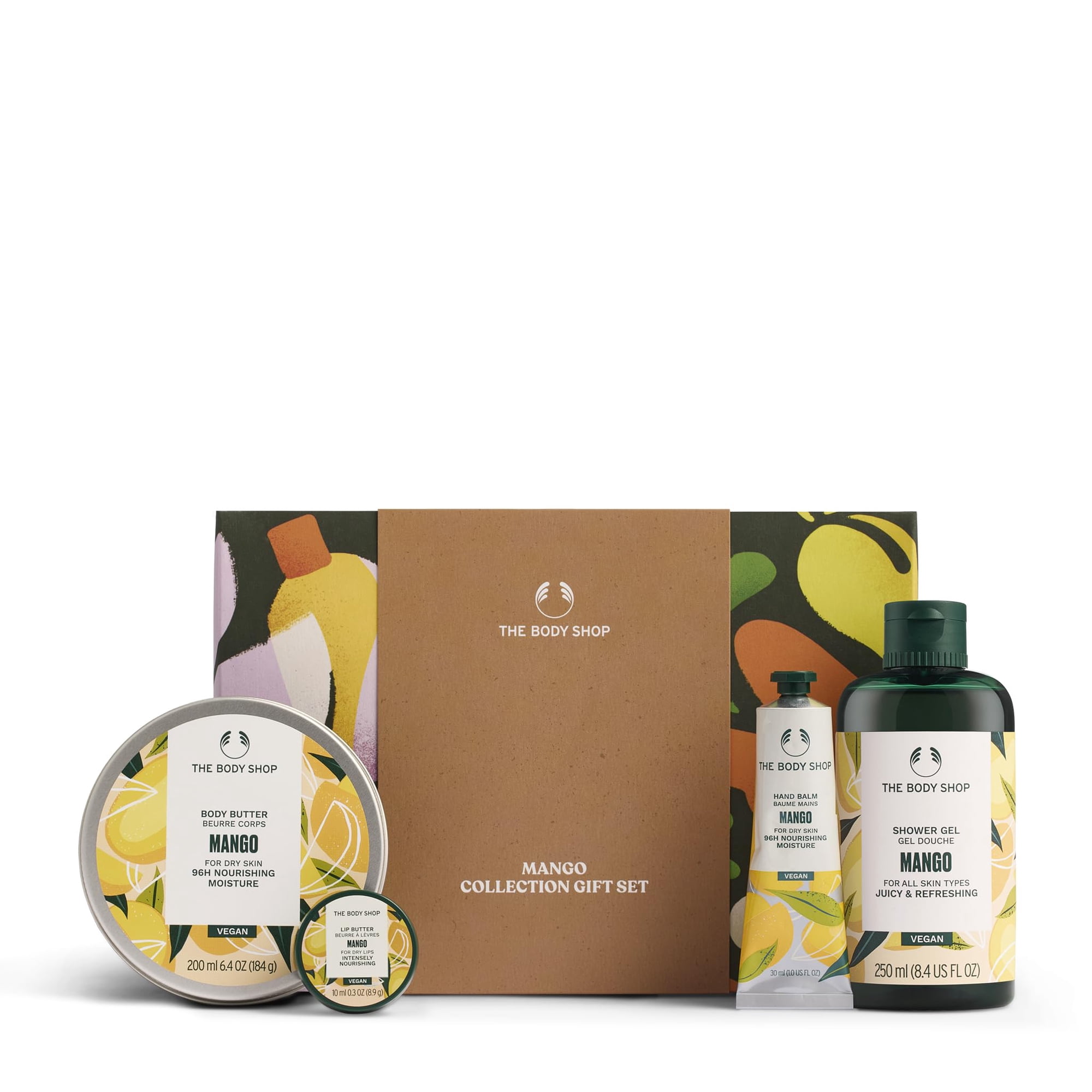 Set De Regalo De Cuidado Vegano Para La Piel De Mango De The Body Shop - 4 Piezas