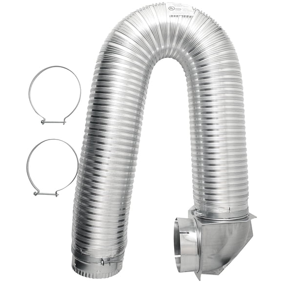Kit de conductos de ventilación para secadora, el mejor de los fabricantes, SAF-T, todo metálico, 4
