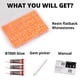 thumbnail image 2 of Strass Worthofbest 35,000 piezas naranja de respaldo plano, 2 of 7