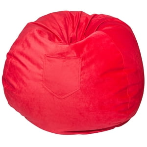 Máxima Design - Pouf Pera Rosada Felpa 60X50X50 Cm