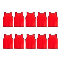 Linea Sport - Pack X10 Chaleco Deportivo De Poliéster Peto Cerrado Niños