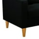 thumbnail image 3 of Sofa New Retro 3CG Felpa 04 Negro, 3 of 6