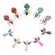 thumbnail image 4 of 10 piezas de alas de ángel mezcladas encantos colgantes de perlas colgantes de joyería diy, 4 of 5