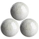thumbnail image 3 of Las Bolas De La Esfera De Mosaico Fijaron Bolas Para El Hogar Para La Mesa De Café Decoración Sala De Estar Plateado Blanco 3 Unids, 3 of 5