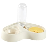 Ioensy - Juego De Cuencos De Agua Y Comida Para Mascotas Comedero Para Perros Pequeños O Medianos Kitty Blanco