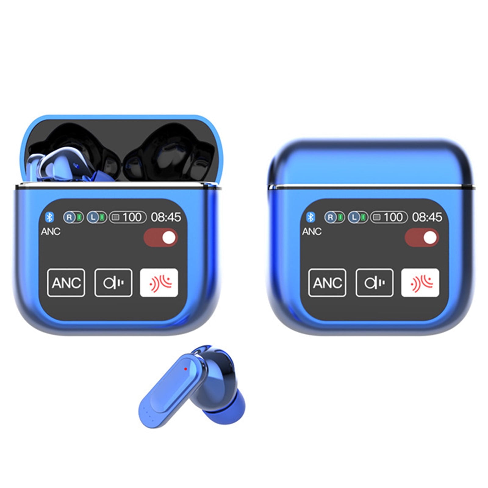 Aaronmei Auriculares Inalámbricos In-ear Azul