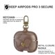 thumbnail image 5 of Funda de cuero MOTOLKM para AirPods Pro 3 con protección anti‑golpes, 5 of 7