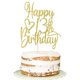 thumbnail image 1 of Cake Topper Dorado Con Brillo Feliz 13 º Cumpleaños, 1 of 7