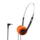 thumbnail image 4 of Auriculares de alambre de acero para fotografía, multiusos, suaves, prácticos, resistentes, pequeños, para caminar, ir al avión, gimnasio, correr, niñ Naranja, 4 of 5