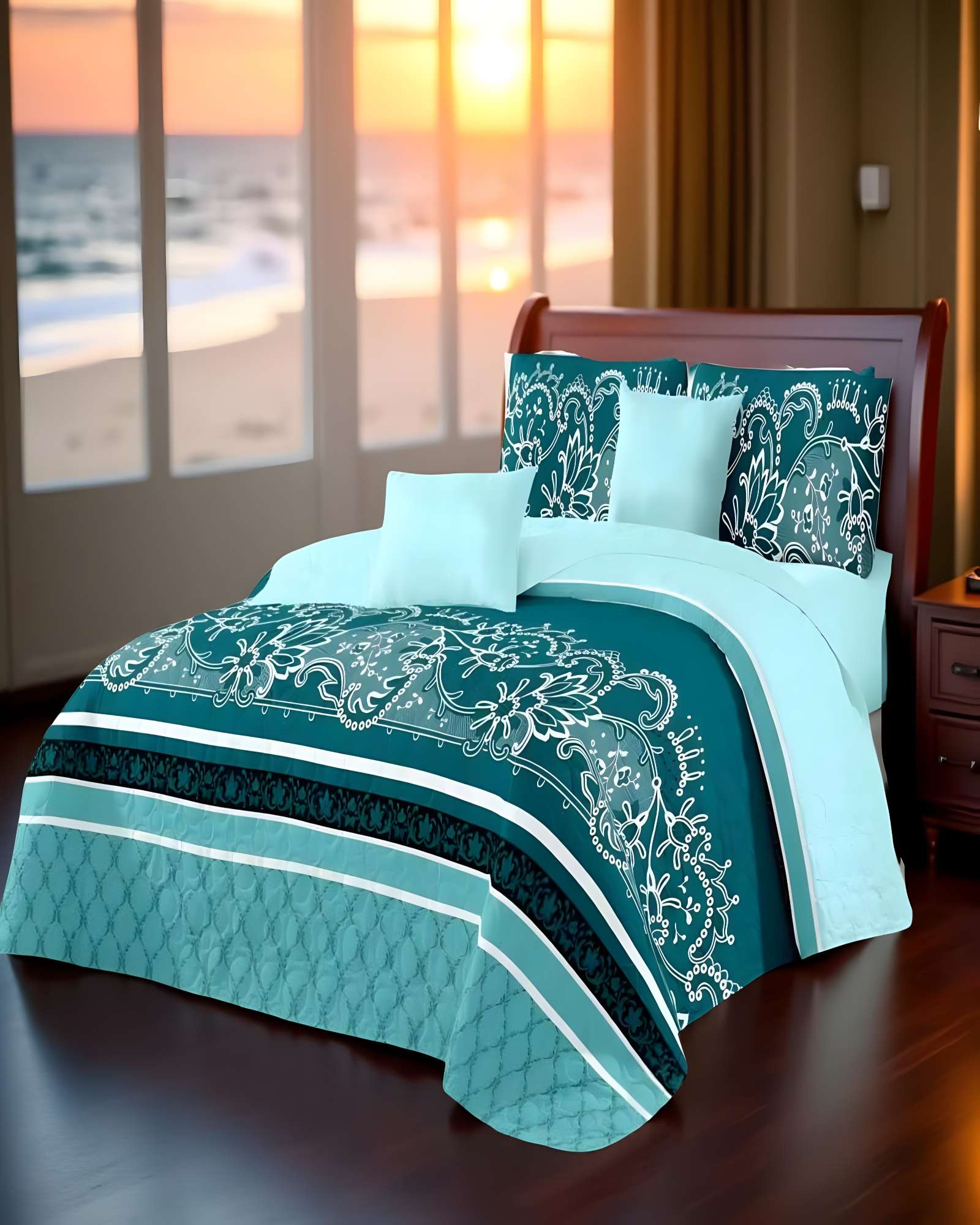 Genérico - Cubrecama Con Diseños Únicos King 250 X 270 Cm P01