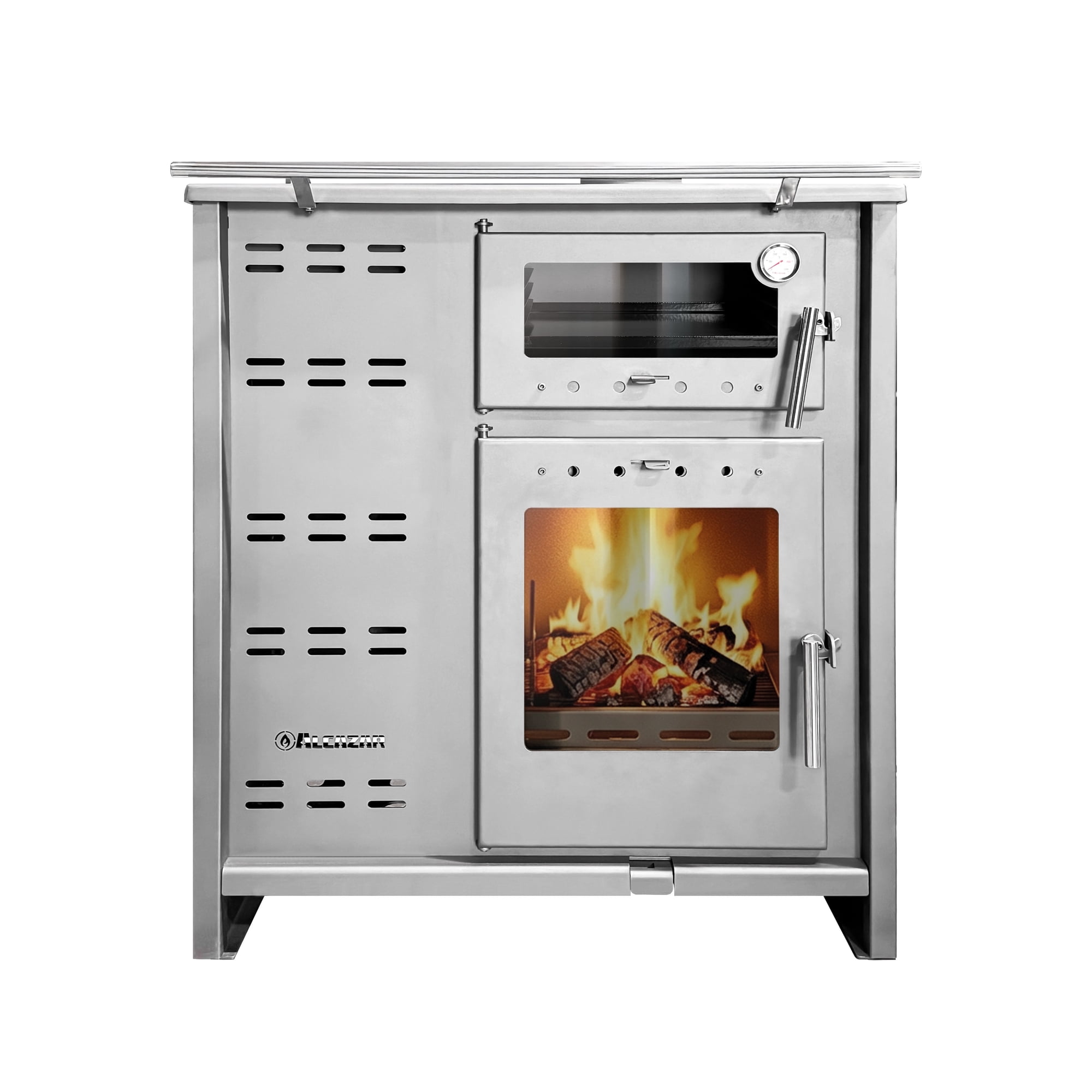 Alcazar - Cocina Policombustible Leña/pellet Puyehue L