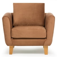 Barra Design - Sillón Thomas Felpa Canela