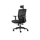 thumbnail image 2 of Silla de oficina Taylor Syncro con cabecero color negro, 2 of 3