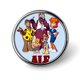thumbnail image 1 of ALF: La serie animada-Theme Round Button Badge: Premium Metal Construction, Ideal for High-End Events 2.8 cm, 1 of 6
